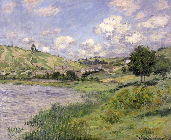 Claude Monet, Landscape, Vetheuil, 1879 (oil on canvas)
