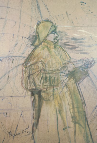 Henri de Toulouse-Lautrec, Portrait of Maurice Joyant (1864-1930) 1900 (pastel & pencil on paper)