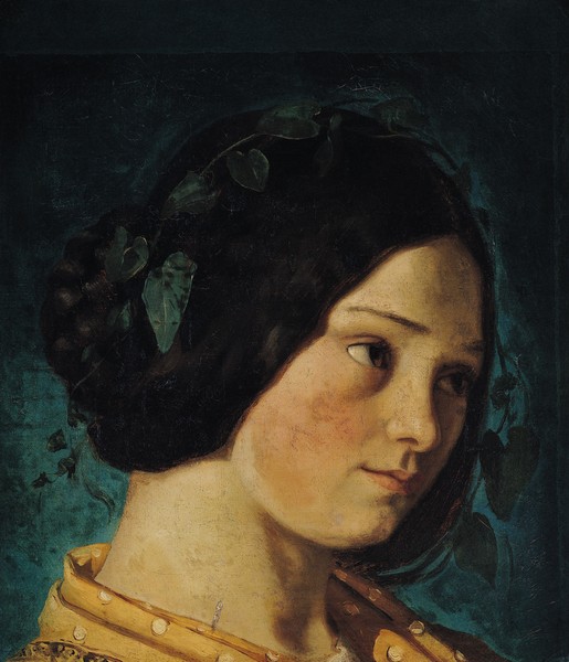 Gustave Courbet, Portrait of Zelie Courbet, c.1842 (oil on canvas)