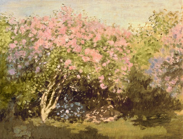 Claude Monet, Lilac in the Sun, 1873 (oil on canvas)