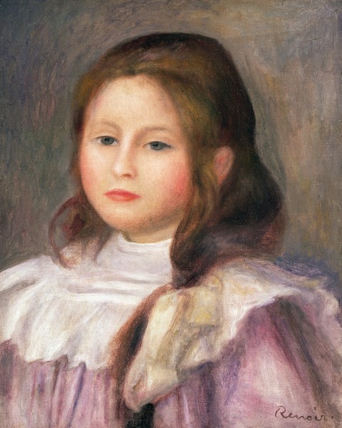 Pierre-Auguste Renoir, Portrait of a child, c.1910-12 (oil on canvas)