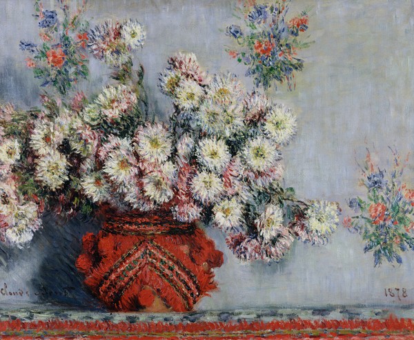 Claude Monet, Chrysanthemums, 1878 (oil on canvas)