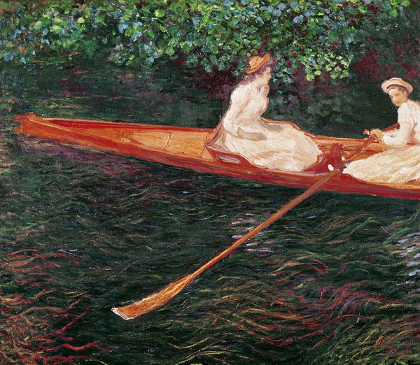 Claude Monet, Boating on the river Epte, c.1889-1890 (oil on canvas)