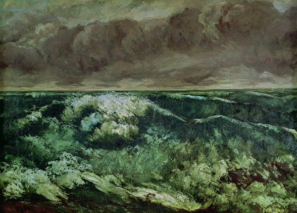 Gustave Courbet, The Wave, after 1870 (oil on canvas)