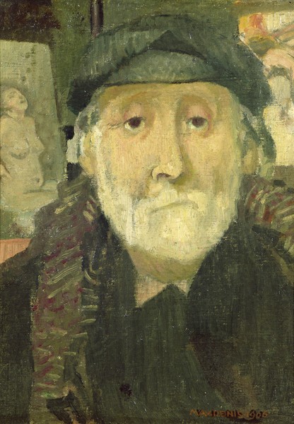 Maurice Denis, Portrait of Edgar Degas (1834-1917) 1906 (oil on canvas) (Künstler, Portrait, Degas, Maler, Persönlichkeiten, Bildbetrachtung, Wohnzimmer, Galerie, Wunschgröße, bunt)