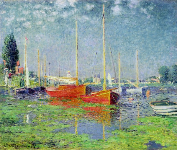 Claude Monet, Argenteuil, c.1872-5 (oil on canvas) (see also 287548)