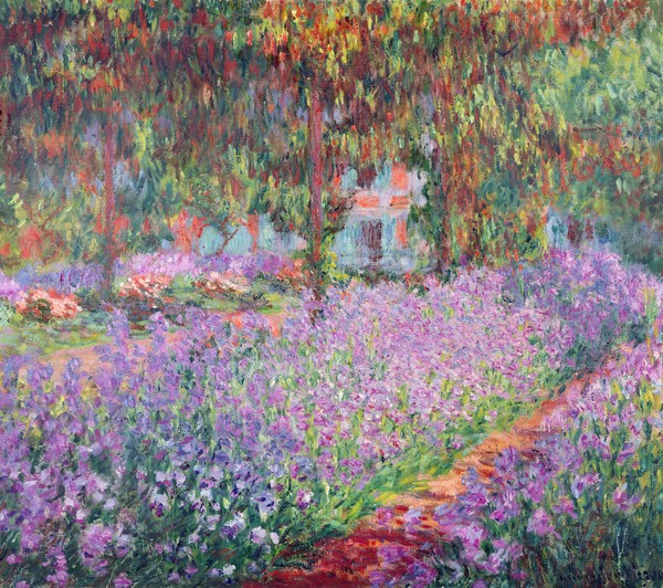Claude Monet, The Artist's Garden at Giverny, 1900 (oil on canvas)