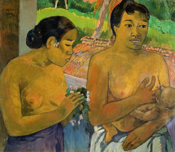 Paul Gauguin, The Offering, 1902 (oil on canvas)