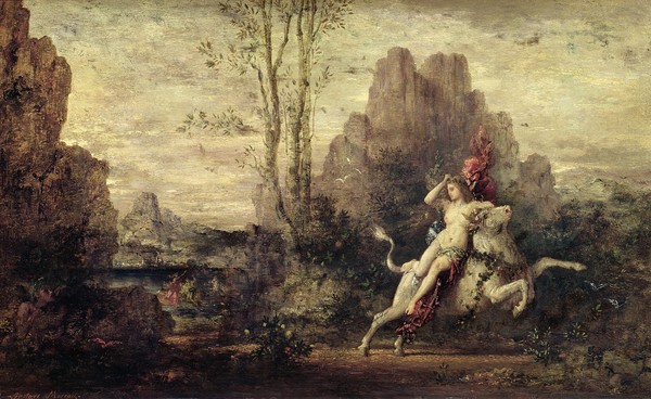 Gustave Moreau, The Rape of Europa, c.1869 (oil on panel)