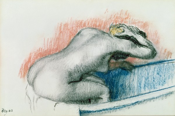 Edgar Degas, Woman Washing in the Bath, c.1892 (pastel on card)