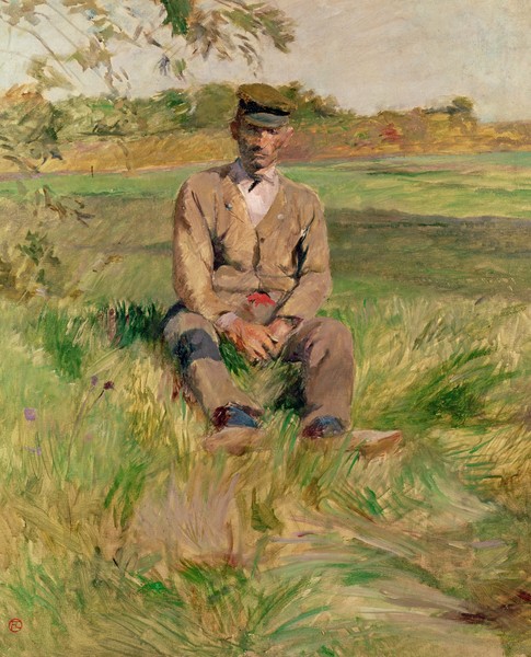 Henri de Toulouse-Lautrec, Workman at Celeyran, 1882 (oil on canvas)