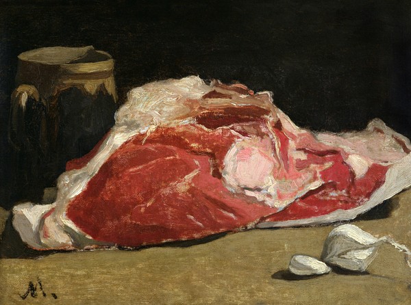 Claude Monet, Still Life, the Joint of Meat, 1864 (oil on canvas)