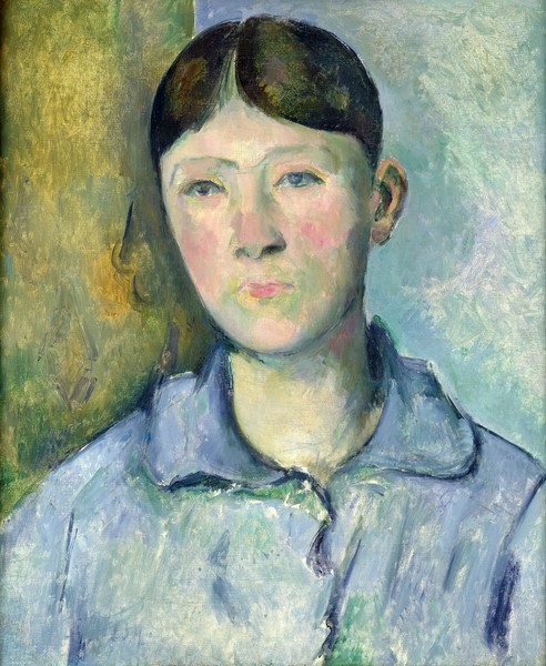 Paul Cézanne, Portrait of Madame Cezanne, 1885-90 (oil on canvas)