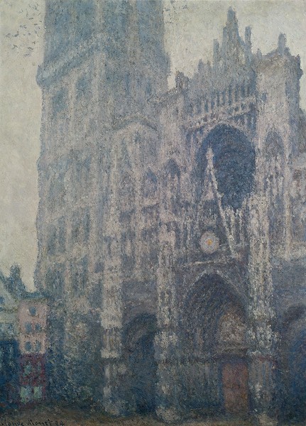 Claude Monet, Rouen Cathedral, West Portal, Grey Weather, 1894 (oil on canvas)