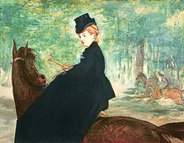 Edouard Manet, The Horsewoman, 1875 (oil on canvas)