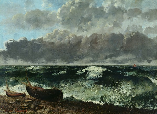 Gustave Courbet, The Stormy Sea or, The Wave, 1870 (oil on canvas)