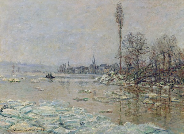 Claude Monet, Breakup of Ice, 1880 (oil on canvas)