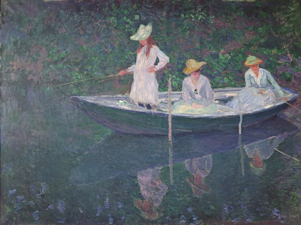 Claude Monet, The Boat at Giverny, c.1887 (oil on canvas)