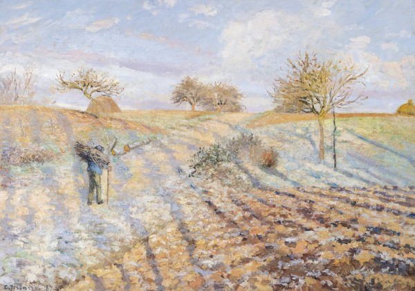 Camille Pissarro, White Frost, 1873 (oil on canvas)