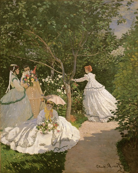 Claude Monet, Women in the Garden, 1866 (oil on canvas)