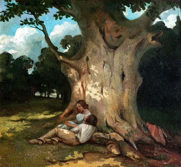 Gustave Courbet, The Large Oak (oil on canvas)
