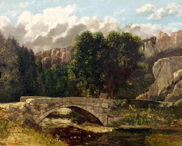 Gustave Courbet, The Pont de Fleurie, Switzerland, 1873 (oil on canvas)