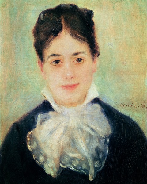 Pierre-Auguste Renoir, Woman Smiling, 1875 (oil on canvas)