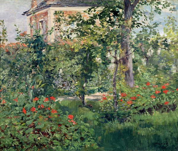 Edouard Manet, The Garden at Bellevue, 1880 (oil on canvas)