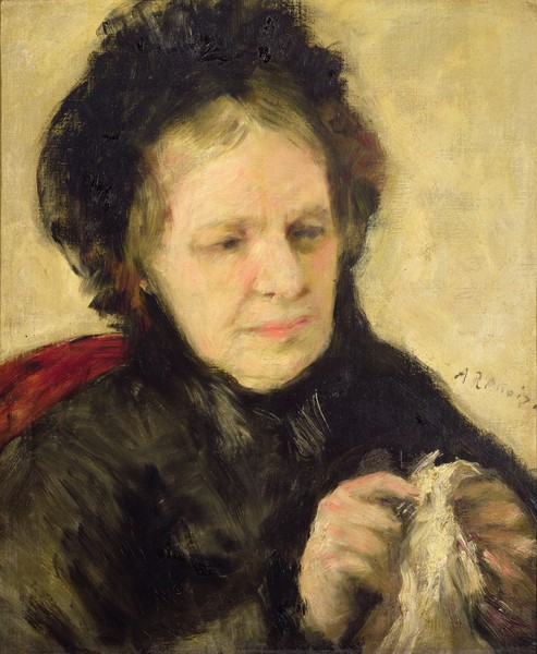 Pierre-Auguste Renoir, Madame Theodore Charpentier (1802-75) c.1869 (oil on canvas)