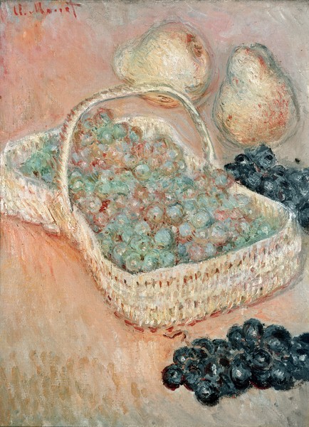 Claude Monet, The Basket of Grapes, 1884 (oil on canvas)