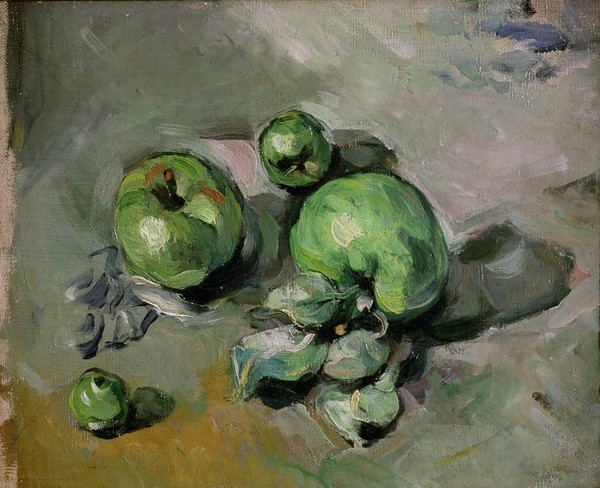 Paul Cézanne, Green Apples, c.1872-73 (oil on canvas)