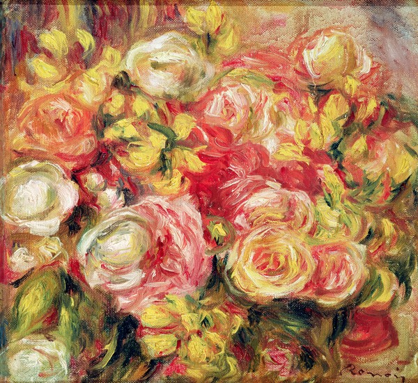 Pierre-Auguste Renoir, Roses, 1915 (oil on canvas)