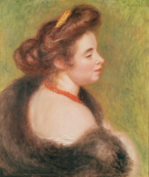 Pierre-Auguste Renoir, Portrait of Madame Maurice Denis, 1904 (oil on canvas)