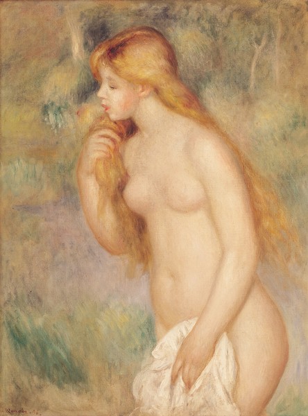 Pierre-Auguste Renoir, Standing Bather, 1896 (oil on canvas)
