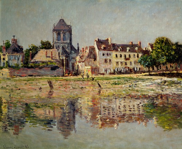 Claude Monet, By the River at Vernon, 1883 (oil on canvas)