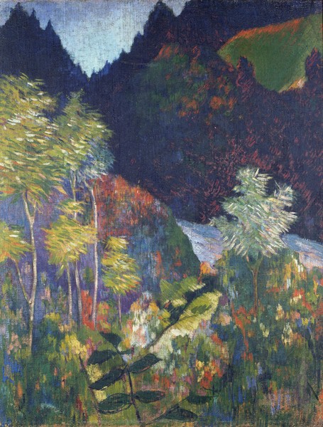 Paul Gauguin, Landscape (oil on canvas)