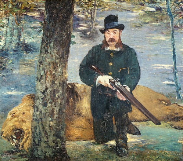 Edouard Manet, Pertuiset, Lion Hunter, 1881 (oil on canvas)