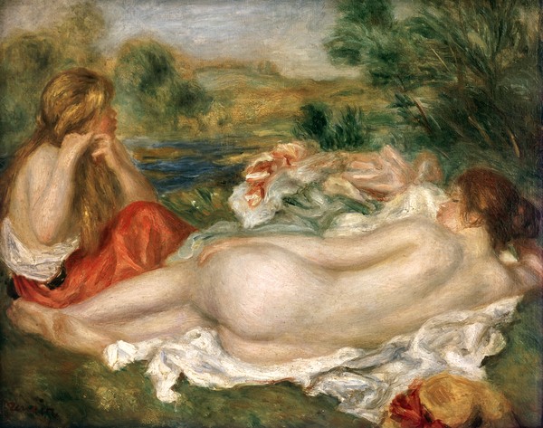 Pierre-Auguste Renoir, Two Bathers, 1896 (oil on canvas)