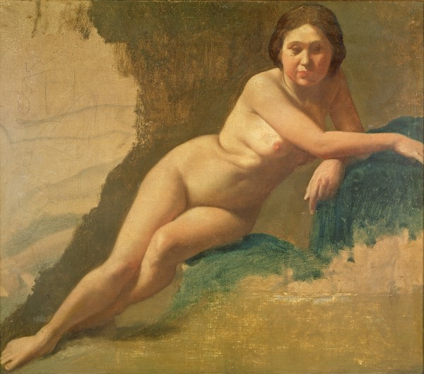 Edgar Degas, Nude Study, c.1858-60 (oil on canvas)