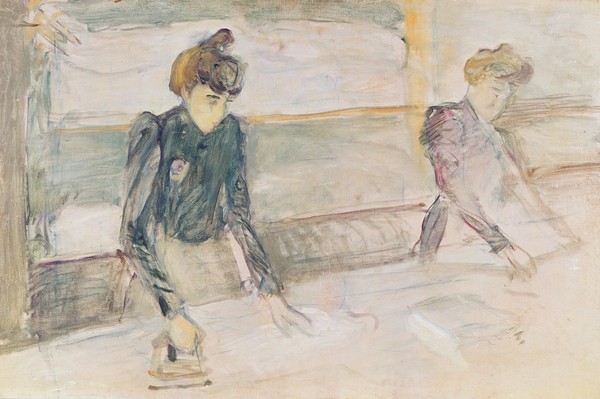 Henri de Toulouse-Lautrec, The Laundresses (oil on canvas)