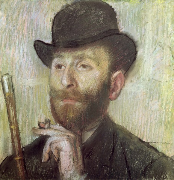 Edgar Degas, Zachary Zakarian, c.1885 (pastel on board)