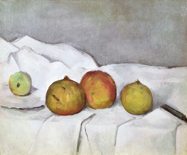 Paul Cézanne, Fruit on a Cloth, c.1890 (oil on canvas)