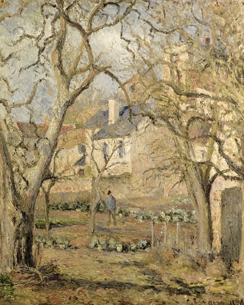 Camille Pissarro, The Vegetable Garden, 1878 (oil on canvas)