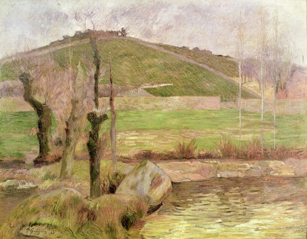 Paul Gauguin, Landscape near Pont-Aven, 1888 (oil on canvas)