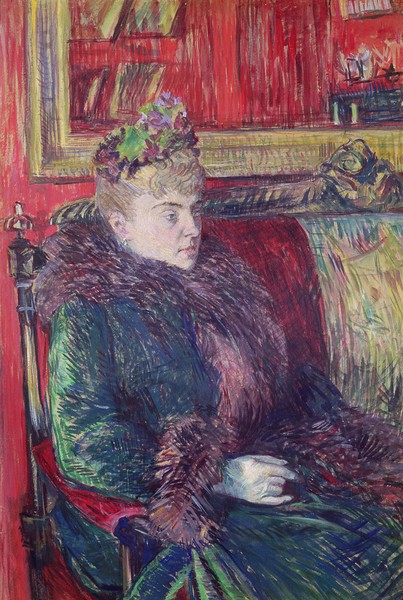 Henri de Toulouse-Lautrec, Madame de Gortzikoff, 1893 (oil on canvas)