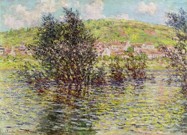 Claude Monet, Vetheuil, View from Lavacourt, 1879 (oil on canvas)