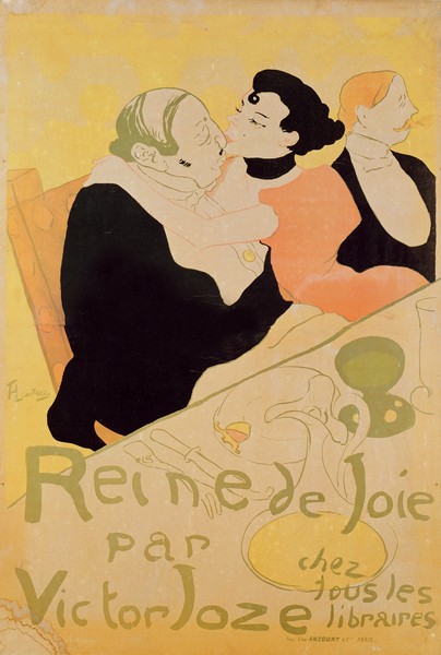 Henri de Toulouse-Lautrec, Queen of Joy, 1892 (colour litho)