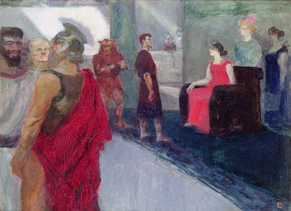 Henri de Toulouse-Lautrec, Messalina, 1900 (oil on canvas)