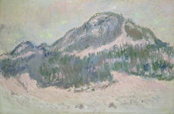 Claude Monet, Mount Kolsaas, Norway, 1895 (oil on canvas)