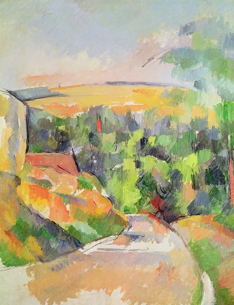 Paul Cézanne, The Bend in the road, 1900-06 (oil on canvas)